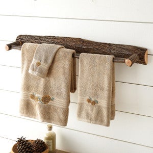 Hickory Towel Bars