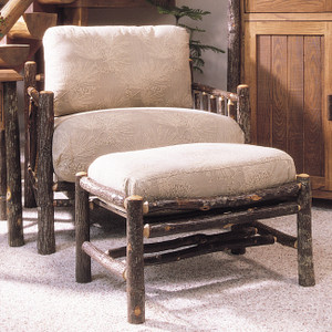 Black Forest Berea Hickory Lounge Chair &Ottoman
