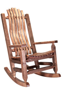 Homestead Log Rocker