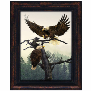 Majestic Eagles Personalized Framed Canvas