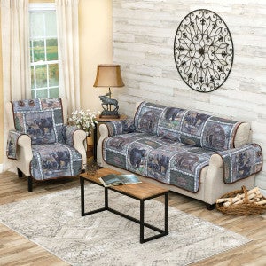 Bear Cabin Scenes Furniture Covers