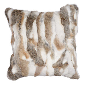 Brown Pieced Rabbit Pillows