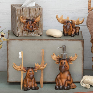 Mountain Moose Bathroom Accessories
