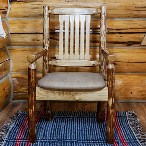 Cascade Captains Chairs with Upholstered Seats