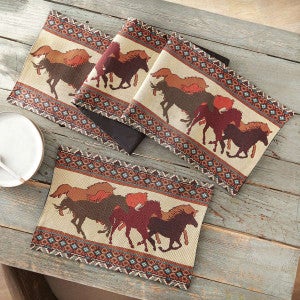 Running Horses Table Linens