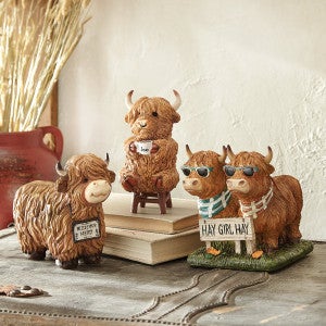 Highland Cow Figurines
