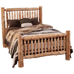 Spindle Log Bed