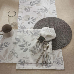 Misty Leaves Table Linens