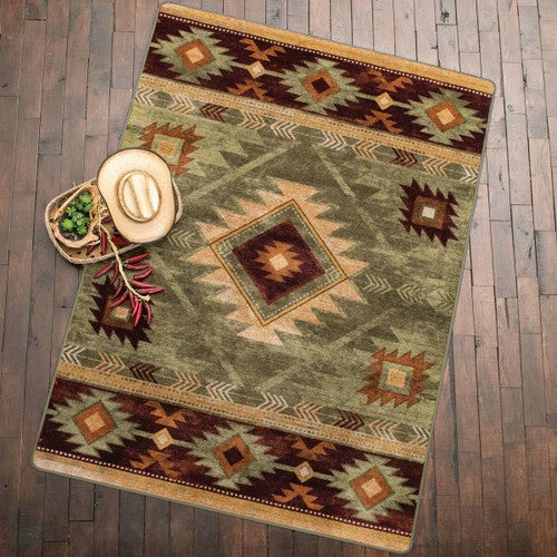 Whiskey River Sage Rug Collection