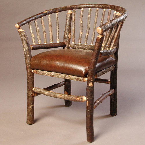 Black Forest Hickory Log Hoop Chair - Set of 2