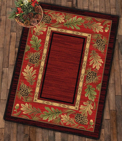 Woodlands Pinecone Rug Collection