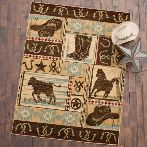 Wrangler Cowboy Rug Collection