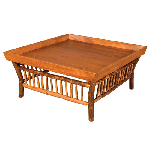 Black Forest Hickory Tray Cocktail Table