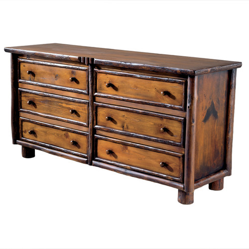 Black Forest Hickory Vail Six Drawer Dresser