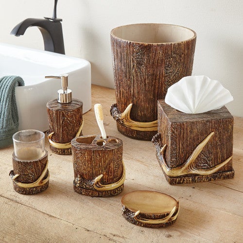 Buck Mountain Antler Bath Accessories