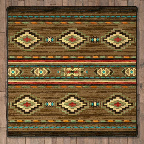 Frontier Outpost Rug - 8 Ft. Square