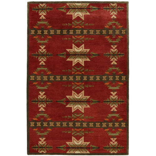 Gatekeeper Red Rug - 5 x 7 - OVERSTOCK