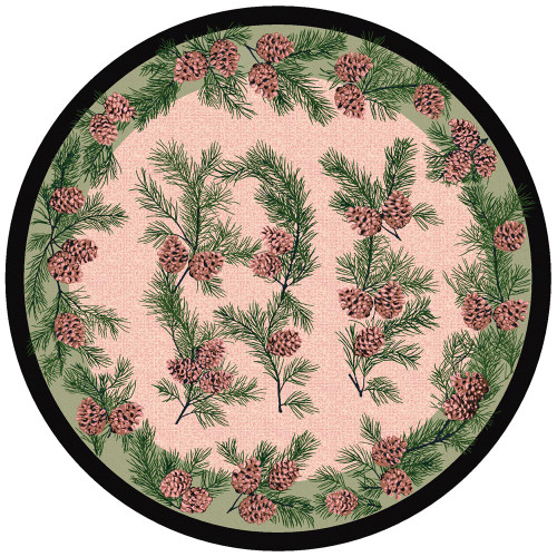 Gifts of the Forest Green Rug - 8 Ft. Round