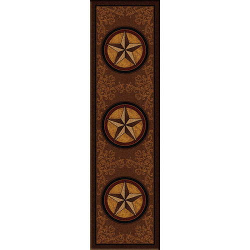 Gilded Star Rug - 2 x 8