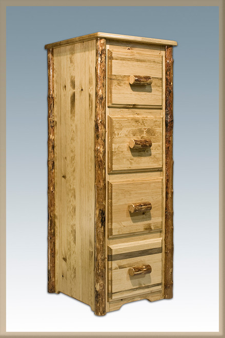 Glacier 4 Drawer File Cabinet