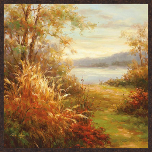 Golden Path Canvas Art