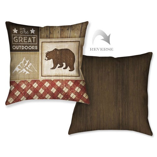 Great Outdoors Print Pillow