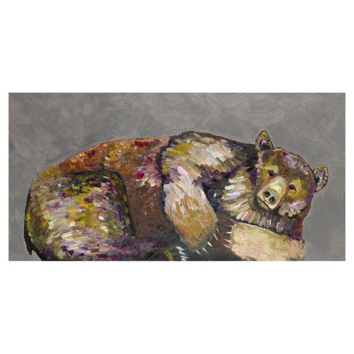 Grizzly Slumber Canvas Art