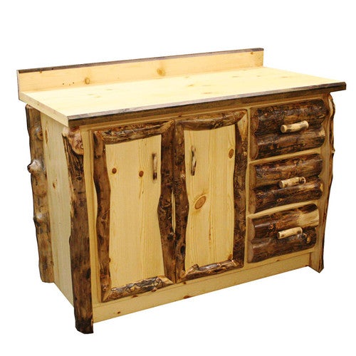 Aspen Log Bathroom Vanity - 48 Inch