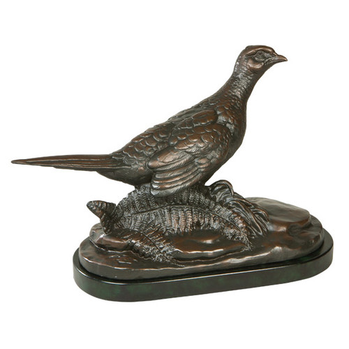 Hen Pheasant Sculpture