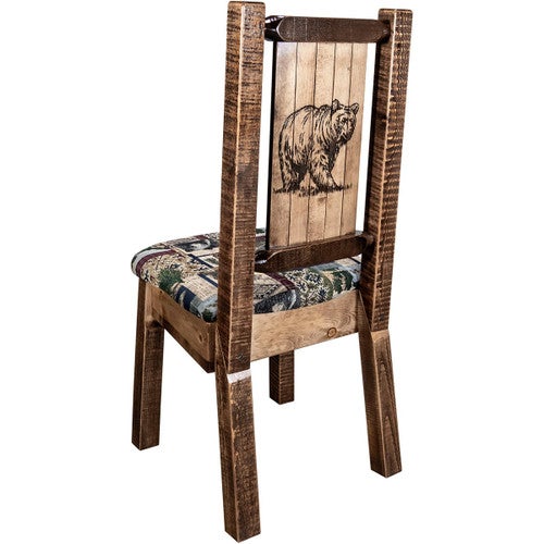 Ranchman's Upholstery Side Chairs w/Animals