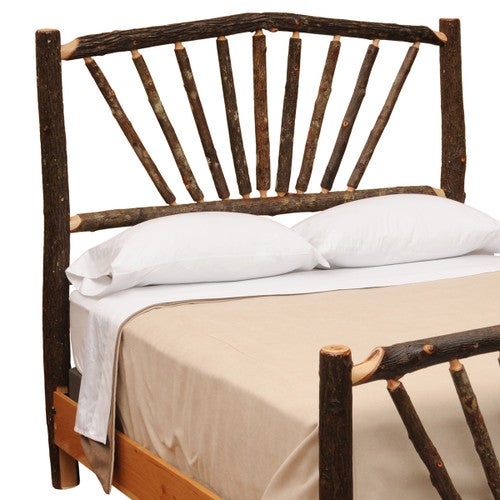 Hickory Sunburst Headboard - Twin
