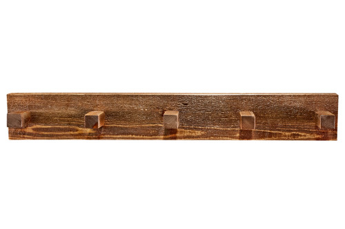 Homestead 3' Coat Rack - Stained & Lacquered