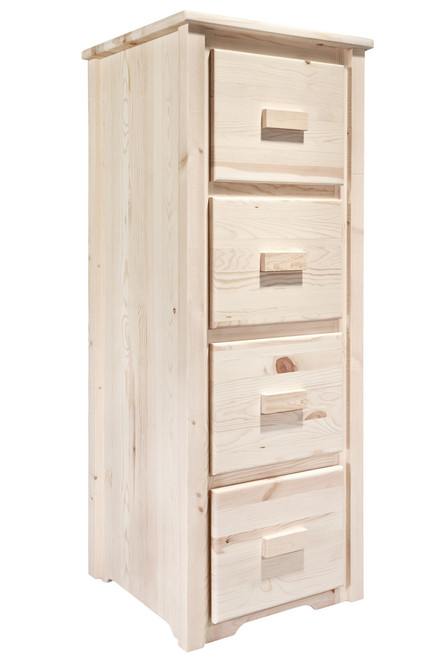 Homestead 4 Drawer File Cabinet - Unfinished