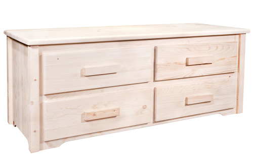 Homestead 4 Drawer Sitting Chest - Lacquered