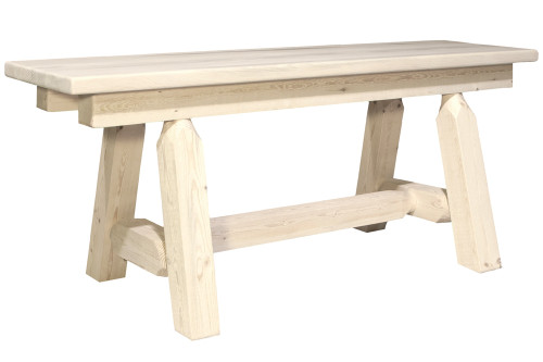Homestead 4' Plank Bench - Unfinished