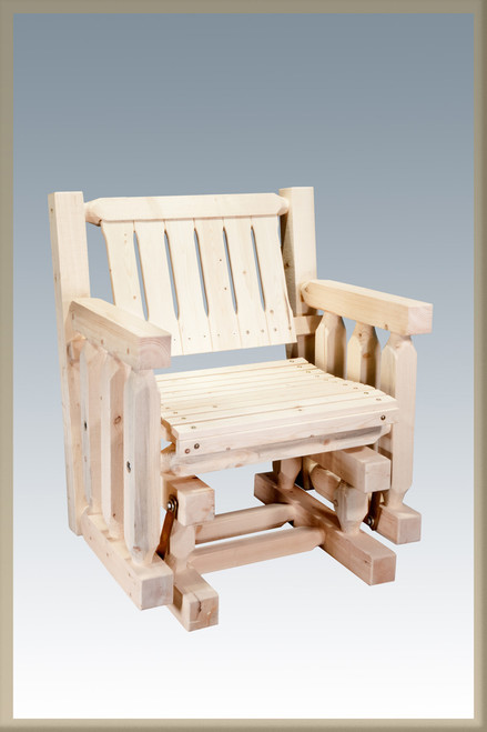 Homestead Single Seat Glider - Unfinished