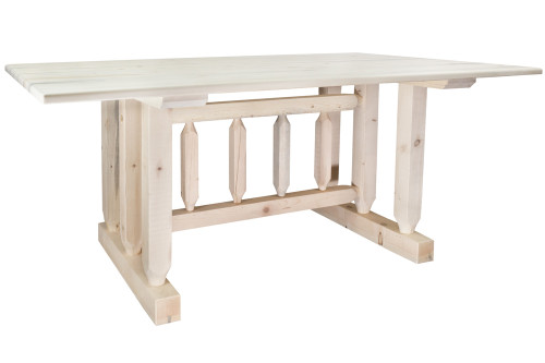 Homestead Trestle Dining Table - Unfinished
