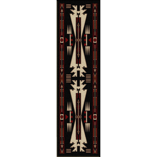 Horse Blanket Black Rug - 2 x 8