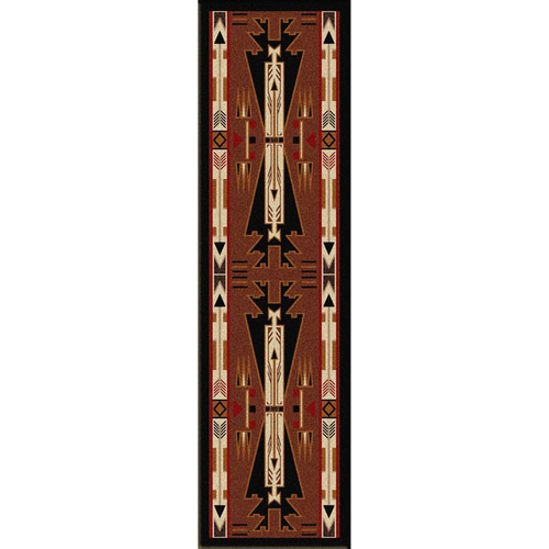 Horse Blanket Brown Rug - 2 x 8
