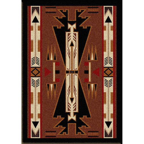 Horse Blanket Brown Rug - 3 x 4