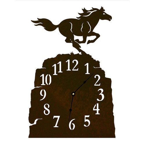 Horse Table Clock