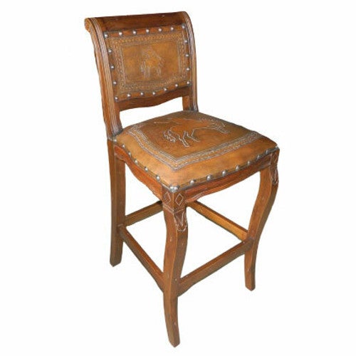 Imperial Barstool - Bucking Bronco & Rustic