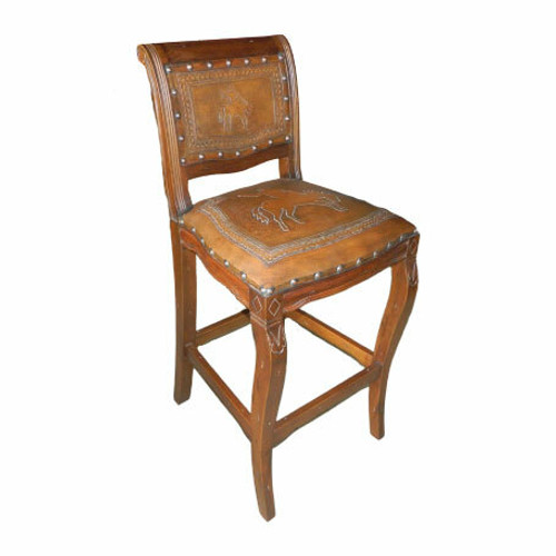 Imperial Barstool - Bucking Bronco & Rustic
