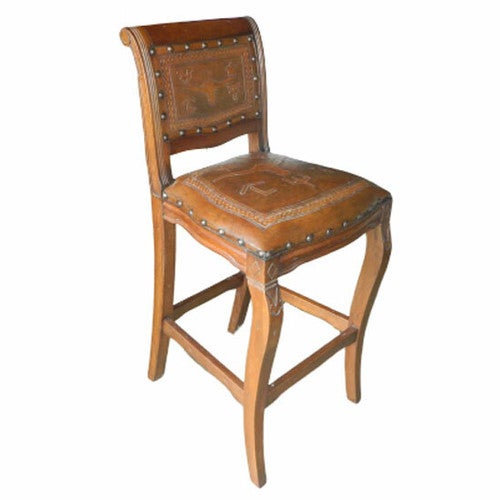 Imperial Barstool - Steer Brands & Rustic
