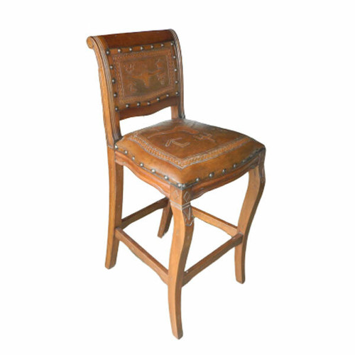 Imperial Barstool - Steer Brands & Rustic