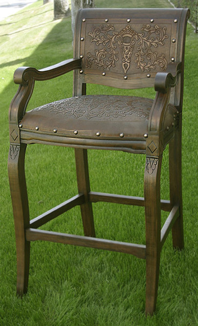 Imperial Barstool with Arms - Set of 2
