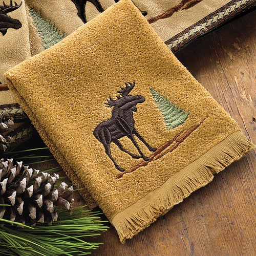 Moose & Pine Fingertip Towel