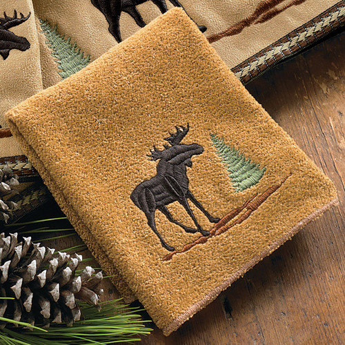 Moose & Pine Fingertip Towel