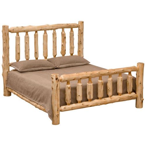 Traditional Log Complete Bed - King