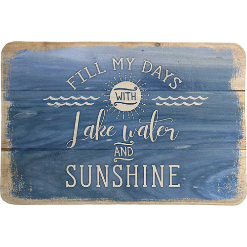 Lake Living Memory Foam Rug